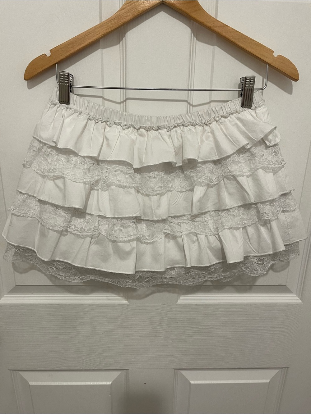NWOT ANWND Cotton Tiered Skirt/Skort Size L